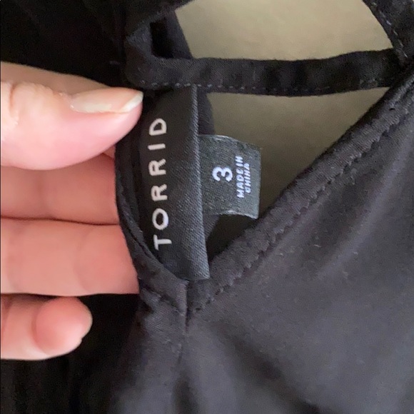 Torrid Drawstring dress with criss cross back - Picture 4 of 4